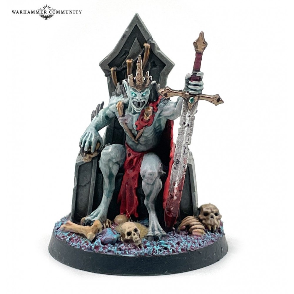 Abhorrant Ghoul King with Crown of Delusion - Last Miniatures